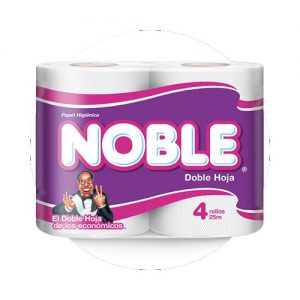 PAPEL NOBLE 25 METROS DOBLE HOJA Paquete 10X4